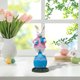 thumbnail image 4 of Conejo Lindo de Pascua Y Decoraciones de Huevos - Figuras de Conejos de Vacaciones de Primavera con Huevos Coloridos, 4 of 6