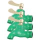 thumbnail image 1 of Outdoor Wall Mount Tap Mop Pool Tap 7x7cm Iron Temperature Adjustment Square Style For Garden Use 3Pcs, 1 of 1