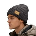 thumbnail image 5 of Knitted Winter Hat For Men And Women With Lined Ears And Thickened Woolen Material For Outdoor Cycling Activities In Cold Weather, 5 of 6