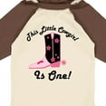 thumbnail image 4 of Inktastic 1st Birthday Cowgirl is One Girls Long Sleeve Baby Bodysuit, 4 of 5