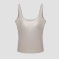 thumbnail image 2 of Posijego Women's Ribbed Tank Tops Running Workout Camisole Tops Built in Bra Athletic Yoga Tanks Shirt, 2 of 5