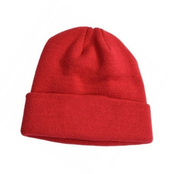 LIVERPOOL FC CLASSIC CREST TURN UP RED BEANIE HAT NEW