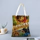 thumbnail image 2 of Go Diego Go Bolso de tela con estampado de lienzo para mujer, bolsa de compras reutilizable y estética, con cremallera interior, regalo para mujer,40*45cm., 2 of 6