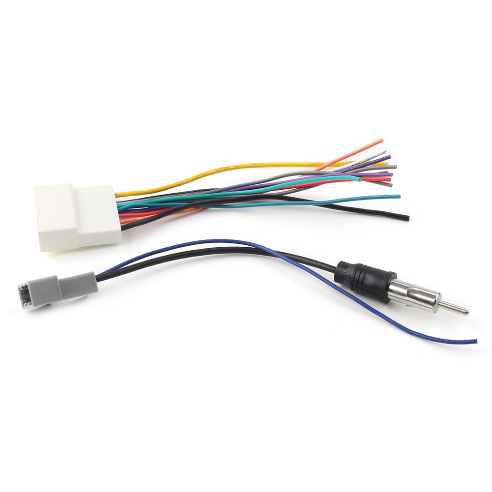 Car Radio Stereo Wire Harness & Antenna Adapter Combo For Select Ford Vehicles