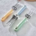 thumbnail image 6 of WUXIAB 9" Blue Quick & Effortless Core Remover With Peeling Function,Multi-Purpose Apple Corer,Stainless Steel Core Tool,Kitchen Storage Hook Accessory,Adjustable Fruit Corer,Core Remover With Hook, 6 of 9