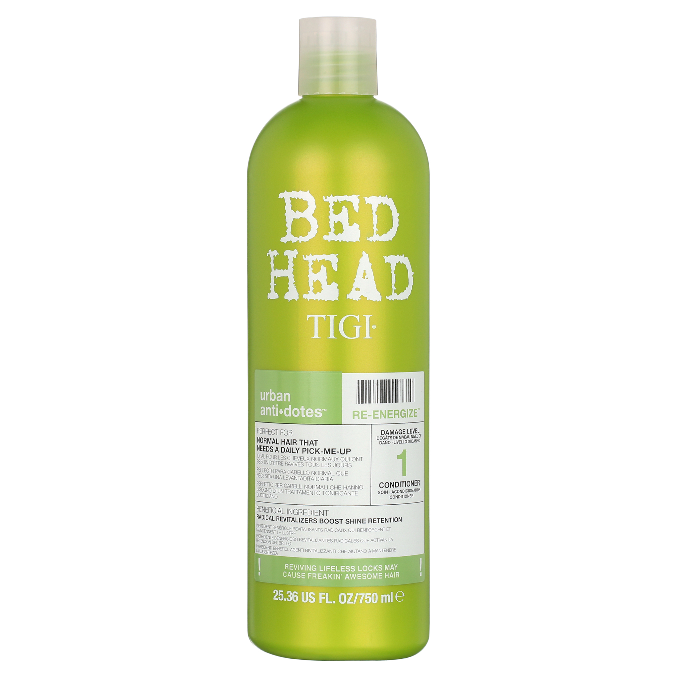 TIGI Bed Head Shampoo & Conditioner Re-Energize Set 25.36 OZ ea - image 4 of 8