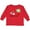 Red, variant on Someone in Minnesota Loves Me Boys or Girls Long Sleeve Toddler T-Shirt