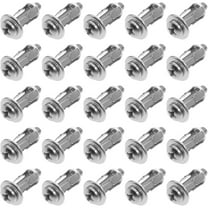 TINKSKY 25pcs Pedal Expansion Screws Hollow Door Anchor with Stainless Steel for Handymen