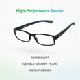 thumbnail image 4 of Select-A-Vision Men's Sportex Ar4160 Brown Rectangular Reading Glasses, 29 mm + 2, 4 of 4