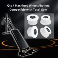 thumbnail image 2 of Ruedas y rodillos Vsttar compatibles con modelos Total Gym 1000-1900, 2 of 7