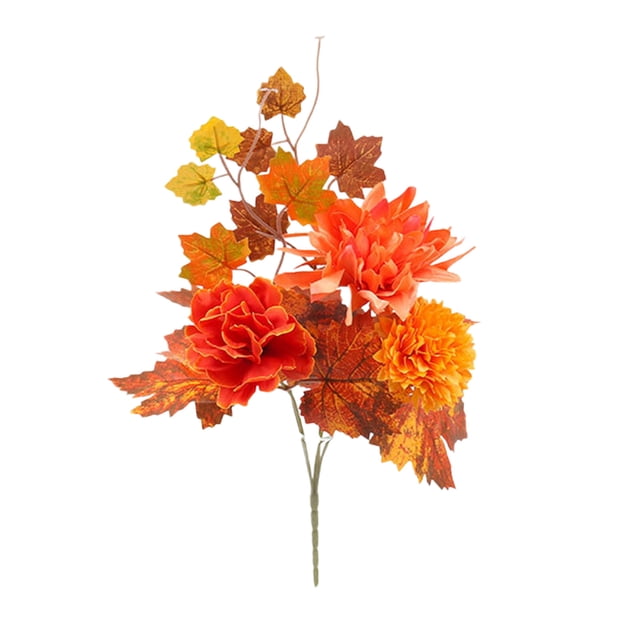 Fall Home Decor Fall Faux Maple Pumpkin Wreath Bouquet Thanksgiving Accent Halloween Home Decor