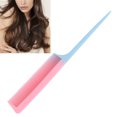thumbnail image 4 of Styling Comb, Root Teasing Firm Wear-Resistant Compact Portable Tail Comb Gradient Fashionable  For Home Travel For Hair Salon, 4 of 8