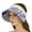 Blue, variant on Sun Visor for Women Wrap Around Sport Headband Sun Protection Stylish Striped Large Brim Outdoor Straw Sun Hat