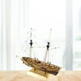 thumbnail image 4 of WLPZXP Baosity Wooden ship Model Kits Sailing Boat Model Kit Nautical DIY Wood Sailboat, 4 of 7