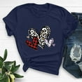 thumbnail image 2 of Ichuanyi Valentine's Day New Women's T-Shirt Short Sleeves Fashion Hearts Print Lady T-shirts Top, 2 of 6