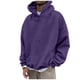 thumbnail image 1 of pstuiky camisas de manga larga para hombre, Sudadera con capucha deportiva de manga larga para hombre, estilo relajado y liso Tops casuales para hombres l, 1 of 2