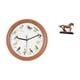 thumbnail image 5 of Reloj de pared con pájaro cantor, escultura, figurita, obra de arte coleccionable, adorno de arte, estatua de caballo, relojes de pared decorativos pa, 5 of 8