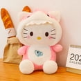 thumbnail image 2 of 60cm Sanrio Shark Hello Kitty Cat Plush Toys Cartoon KT Cat Plushie Doll Soft Stuffed Anime Pillow Birthday Gifts for Kids Girls, 2 of 5