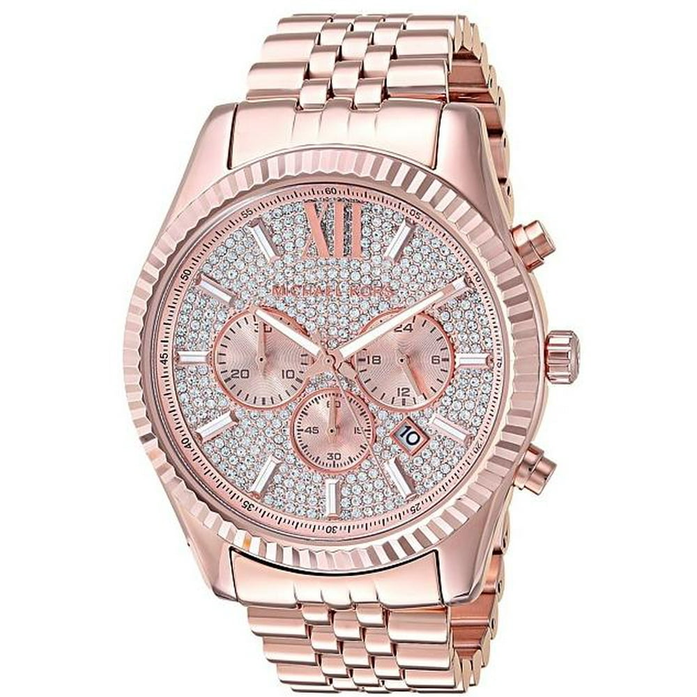 michael kors lexington rose gold