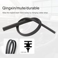 thumbnail image 2 of LAICAIW 4 Pieces Car Windshield Bracketless Wiper Rubber Filler Strip, 34 Inches Car Size Adjustable Wiper Substitution Rubber Strip, Suitable for Car Front Rear Windshield, Doors, Windows (Black), 2 of 7