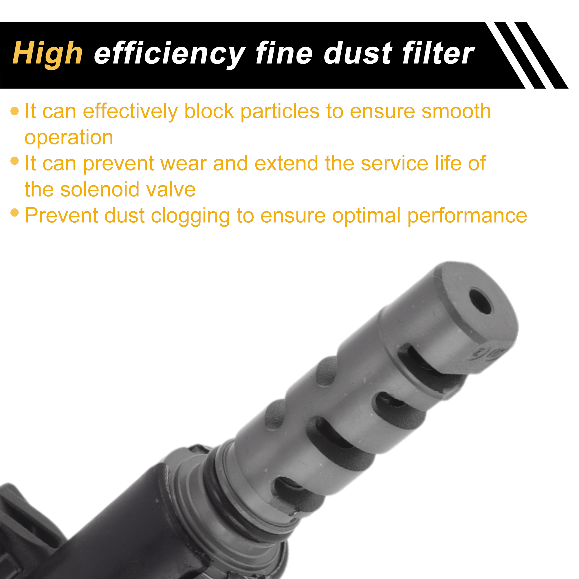 Unique Bargains Engine Variable Valve Timing VVT Solenoid for Hyundai Elantra 2002-2012 2.0L Gas Engine Camshaft Oil Control Valve No.2435523770/2435523763
