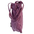 thumbnail image 3 of Minimalist Reto Classic Pleated Detail Tote Hand Bag Purple, 3 of 4