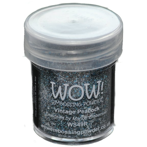 WOW! Embossing Powder 15ml-Vintage Peacock