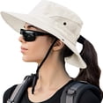 thumbnail image 1 of Sombreros para el sol para mujer con protección UV, plegables, con orificio para cola de caballo, 1 of 4
