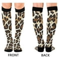 thumbnail image 2 of joogoo Leopard Animal Skin Socks Women Men Knee High Sock, 2 of 8