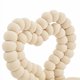 thumbnail image 5 of Silla de acento de burbuja de corazón única, silla de terciopelo de peluche con marco de metal de oro brillante, asiento lindo y moderno para la decoración del hogar, 5 of 5