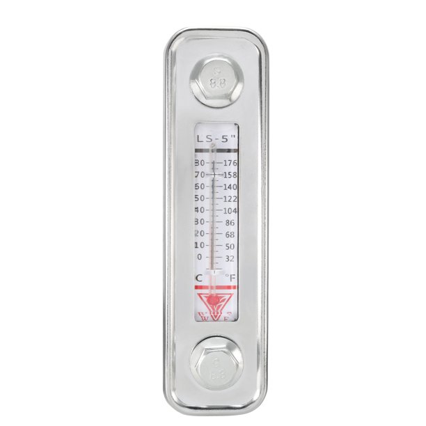 Water Liquid Temperature Hydraulic Oil Level Gauge with Thermometer LS