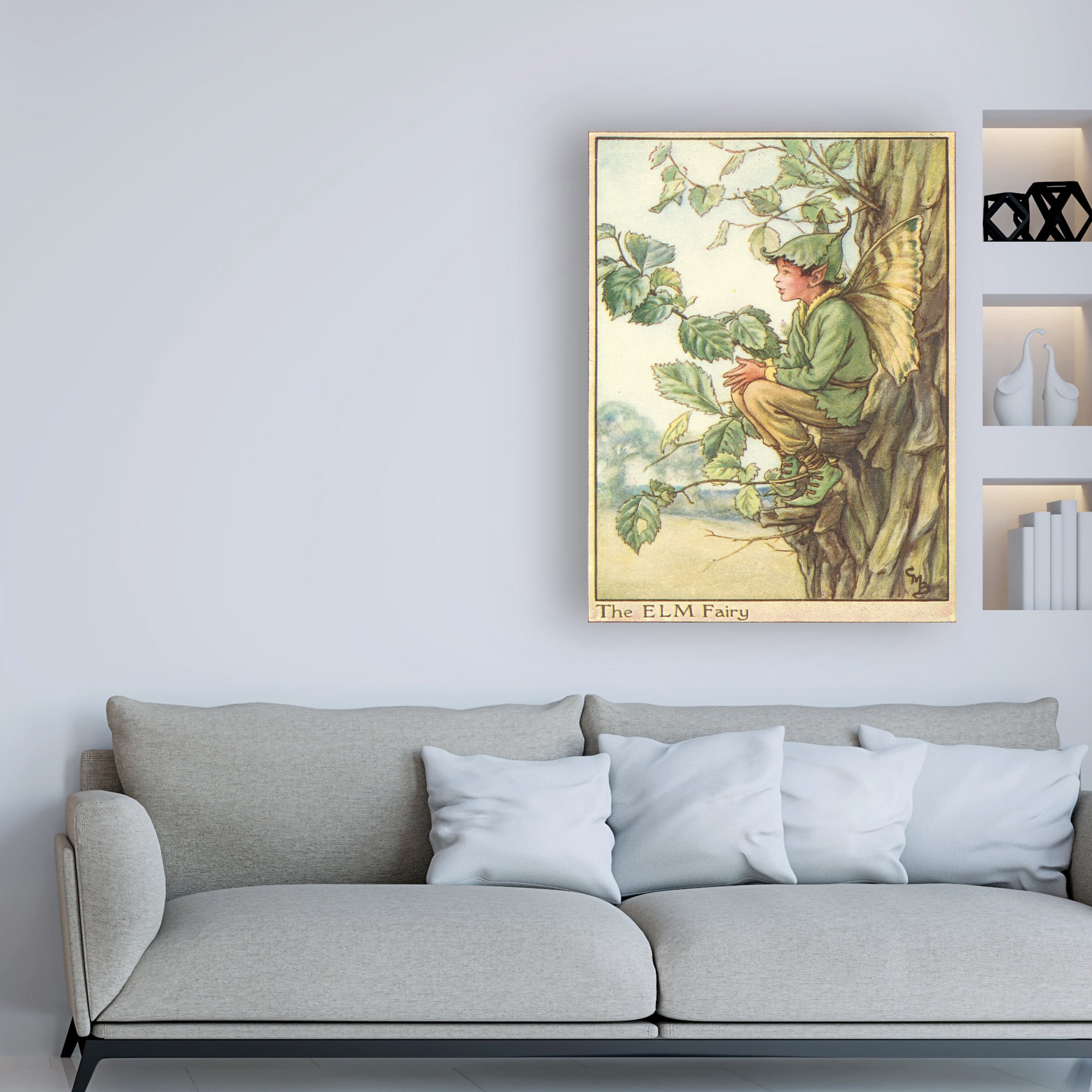 Trademark Fine Art 'The Elm Fairy' Canvas Art by Vision Studio