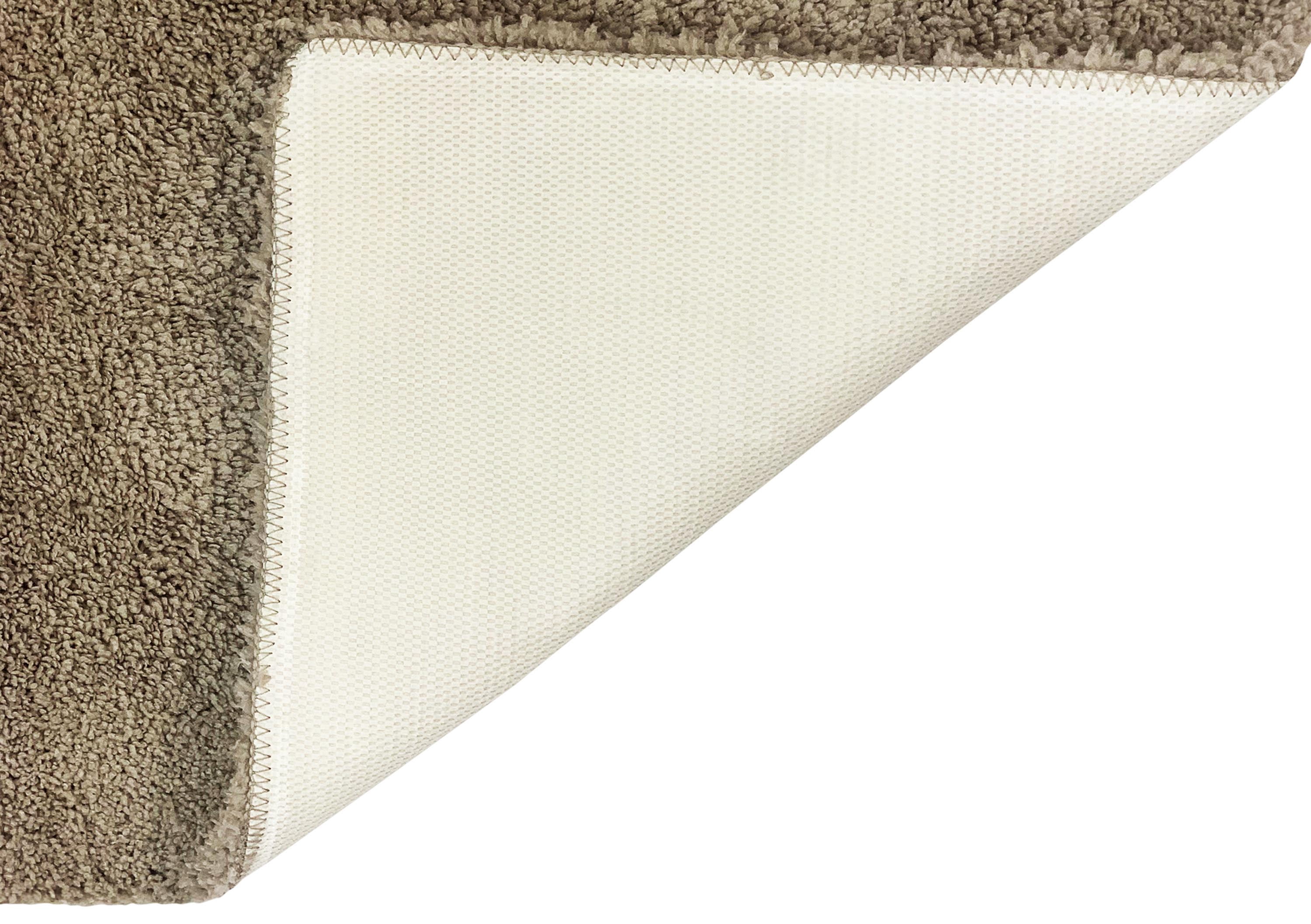 Better Trends 5 Piece Bathroom Rug Set 100% Polyester Bath Rug, Water Absorbent Non-Slip Bath Mat Machine Washable Micro Plush Collection - Beige