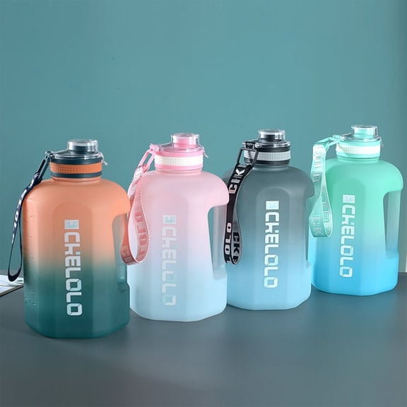 Viflosae Bottle Bottle Large Water Bottle 1600ML Large Capacity Plastic Waters Jug Big Belly Cup for Men and Women Sports Space Cup Portable Outdoor Tote Rope Tons Of Funny Bucket