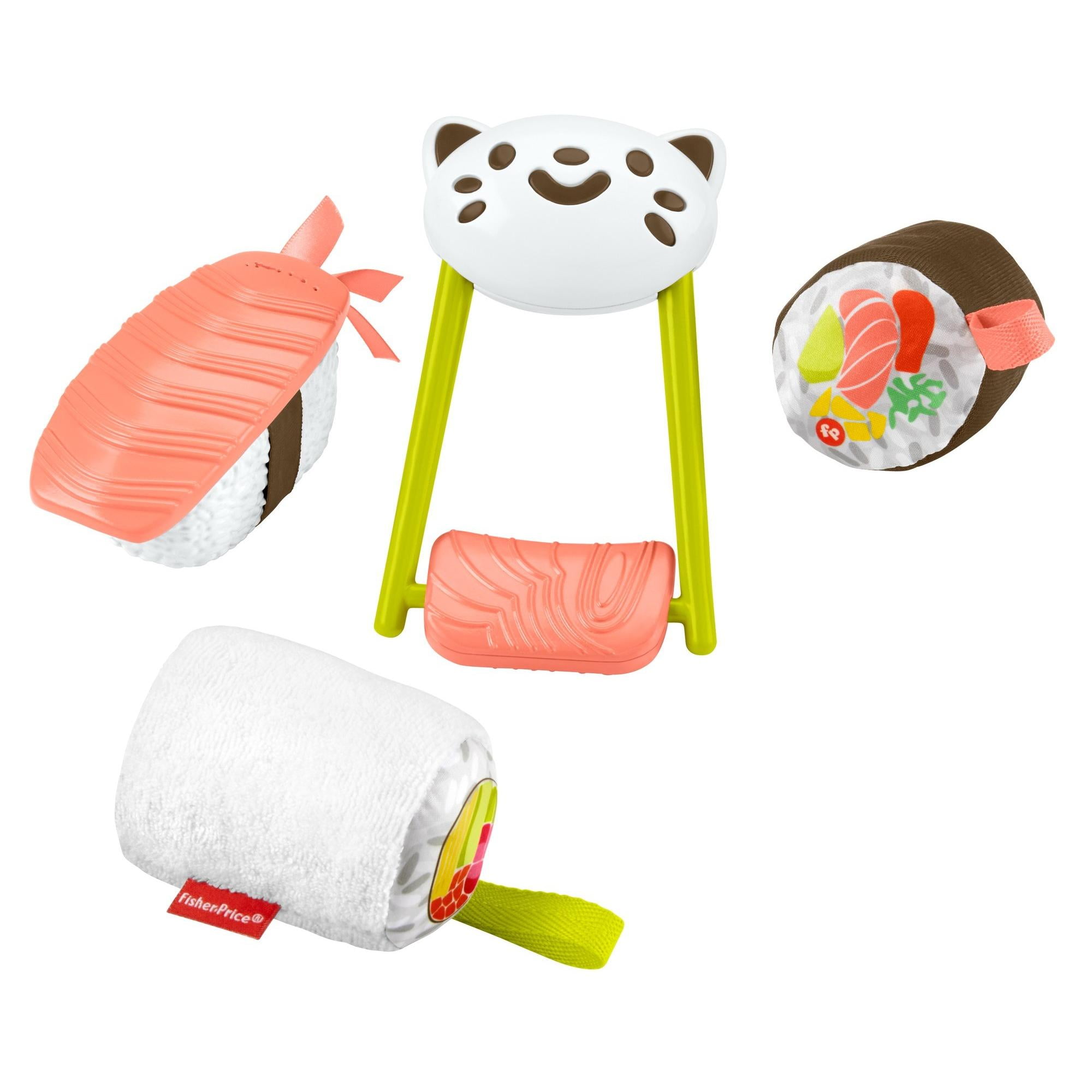 Fisher-Price Rice 'n Roll Sushi Set Baby Teether Toy 