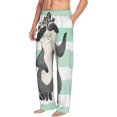 thumbnail image 2 of Daiia Men'S Cute Raccoon Pants,Bottoms Sleep Lounge,Pajama Pants,Pj Bottoms Drawstring And Pockets-Xx-Large, 2 of 9