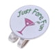 thumbnail image 1 of Marcador de pelota de golf de esmalte suave con diseño creativo y clip para gorra C526 Blanco, 1 of 8