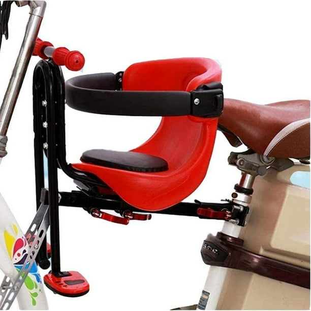 Child Bike Seat, Portable Front Mounted Child Bicycle Seat with