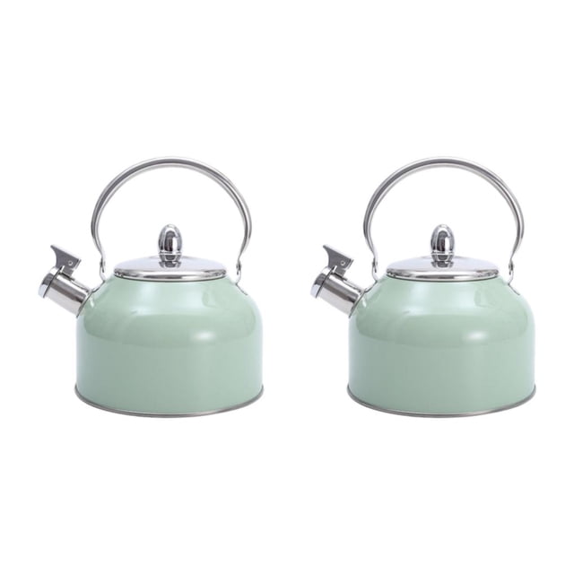 Matsuzay Tetera con silbido de acero inoxidable a prueba de herrumbre, estufas de de buena conducción de gran capacidad, inodoro Type5 NO5