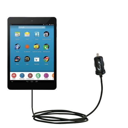 Gomadic Intelligent Compact Car / Auto DC Charger suitable for the RealPad 7.85 / MA7BX2 - 2A / 10W power at half the size. Uses Gomadic TipExchange T