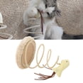 thumbnail image 4 of Toy Spring Plate Cat Toy Plegable Alta Elasticidad Estable Estable Juguete De Gato Interactivo De Pie Con Base De Rascador Para Interiores, 4 of 7