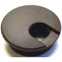 Jandorf 61613 Desk Grommet, 2 in Dia Cable, Polystyrene, Walnut Brown