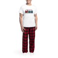 thumbnail image 5 of CafePress - Train Talk Men's Light Pajamas - Men's Light Loose Fit Cotton Pajama Set, 5 of 7