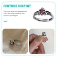 thumbnail image 3 of UPGRATOR Joyería De Anillo Para Mujer En Cobre Con Zirconia Multicolor Y Estilo Retro, 3 of 8