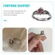 thumbnail image 3 of unbranded Anillo Femenino De Cobre Con Piedra Zirconia Multicolor Estilo Retro Decorativo Y Cómodo, 3 of 8