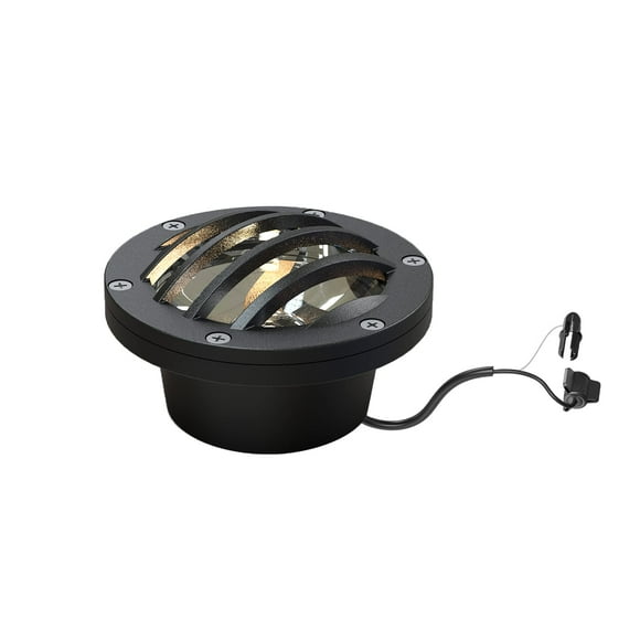 GOODSMANN Lumières de Paysage 1PK Lumières de Puits Basse Tension 4 Watts 200 Lumens Éclairage Paysager LED 2800K Lumière en Métal Blanc Chaud avec Connecteurs de Câble