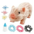 thumbnail image 3 of Muñeca linda del cerdo del animal del cerdo del silicón, muñeca renacida del cerdito para la muchacha del niño del juego de rol del partido de los, 3 of 8