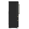 thumbnail image 4 of Forno Luigi 33-Inch French Door Refrigerator, 18 cu.ft, Black Finish, Antique Brass Handles, ENERGY STAR Certified, 4 of 11