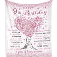 thumbnail image 1 of LHSHID 8 Year Old Girl Birthday Gift Blanket Gifts for 8 Year Old Girls 8 Year Old Girl Gifts Birthday Gifts for 8 Year Old Girl 8th Birthday Gifts for Girl Best Party Gift Ideas for Age 8 50x60in, 1 of 6