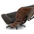 thumbnail image 4 of Meseo Fauteuil Lounge et Ottoman en Chocolat Noir, 4 of 4